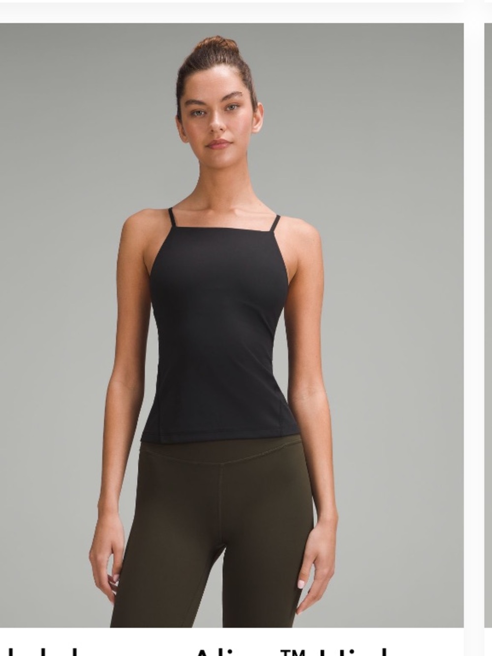 lululemon athletica Align High-Neck Cami Tank Top - Black